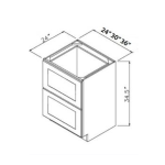Two Drawer Bases Treasure Chest - Image 2
