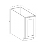 * Full Height Single Door Base Cabinet