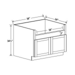 Farmhouse Sink Base Cabinet Treasure Chest - Image 2
