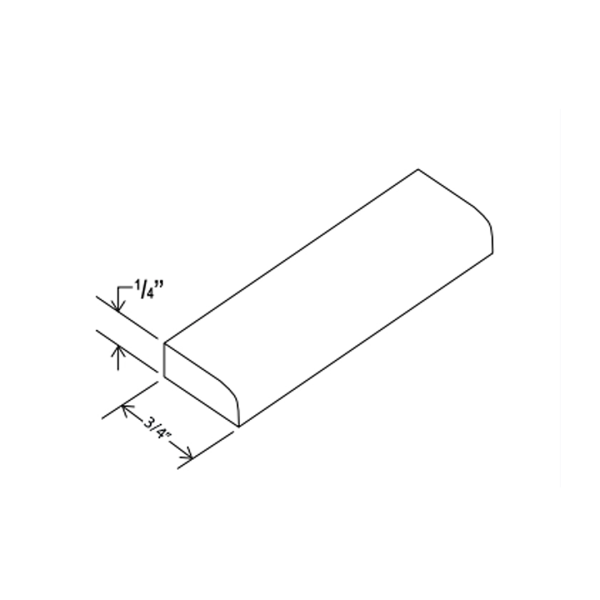 Scribe Molding White Shaker