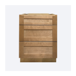 Three Drawer Base Cabinets Treasure Chest