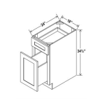 * Base Waste Basket Cabinet Treasure Chest