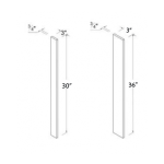 3"W Filler White Shaker