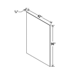 * 96"W Finish Plywood Panel Treasure Chest