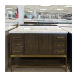 Wildy 48" Classical Grey Single Bathroom Vanity - Image 7