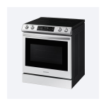 Samsung 30-in Glass Top 5 Burners 6.3-cu ft Self-Cleaning Air Fry Slide-in Smart Electric Range Model #NE63BB851112AA