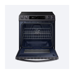 Samsung 30-in Glass Top 5 burners 6.3-cu ft Air Fry Convection Oven Slide-In Electric Range Fingerprint Resistant Black Stainless Steel Model #NE63T8711SG/AA - Image 2