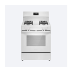 Frigidaire 30 in. 4-Burner Freestanding Gas Range in White with Even Baking Technology