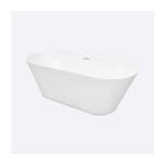 Laura Acrylic Bathtub (60 * 29 * 22.8) Model #CLC-7732-60-S