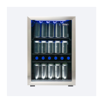 Danby 2.6 cu. ft. Free-Standing Beverage Center in Stainless Steel Model #DBC026A1BSSDB-SD