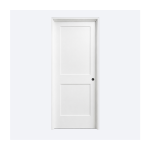 28" x 96" 2 Panels Shaker Style Solid Core Interior Doors Reversible Handing (Left or Right)