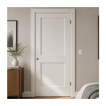 30" x 96" 2 Panels Shaker Style Solid Core Interior Doors Reversible Handing (Left or Right) - Image 3