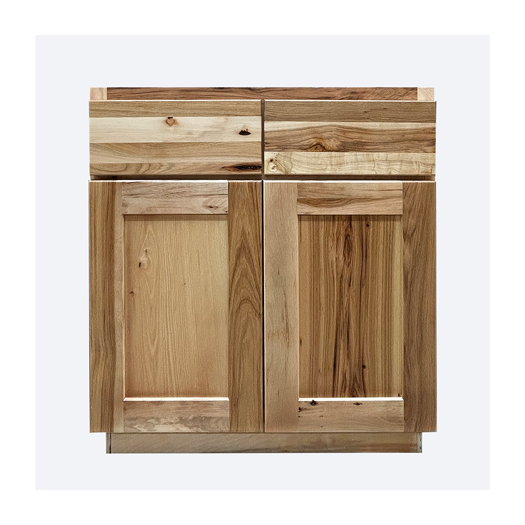 B27 * 2 Door 2 Drawers Base Cabinets Hickory Shaker - Image 1
