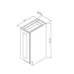 * Base Spice Rack Hickory Shaker - Image 2