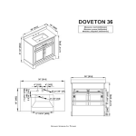 Doveton 36 in. Single Sink Freestanding White Bath Vanity with White Engineered Marble Top - Image 2