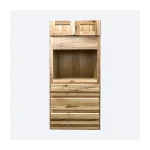 * Universal Oven Cabinets Hickory Shaker