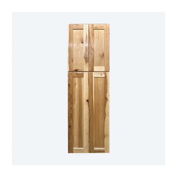 * 24” Wide Utility Cabinets-4 Doors Hickory Shaker
