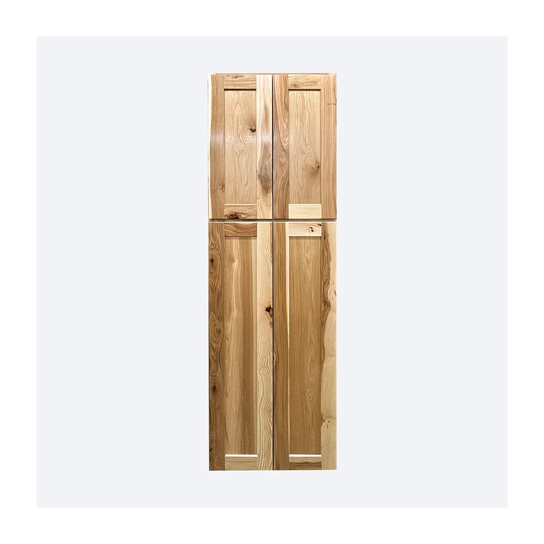 Pantry Cabinets 24 in. * 24” Wide Utility Cabinets-4 Doors Hickory Shaker - Image 1