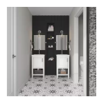 Spa 18.5 in. W x 16.25 in. D x 33.75 in. H Single Sink Bath Vanity in White with White Cultured Marble Top - Image 4