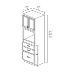 * Universal Oven Cabinets Hickory Shaker - Image 2