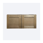 * 24"H Refrigerator Wall Cabinets With Double Doors